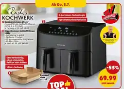 PENNY Doppelkammer-Heißluftfritteuse 13186 Angebot