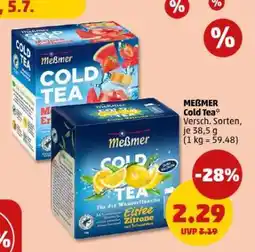 PENNY Meßmer Cold Tea Angebot