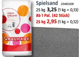 Bauhaus Spielsand Angebot