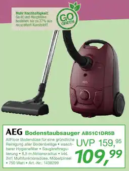 EP AEG Bodenstaubsauger AB51C1DR5B Angebot