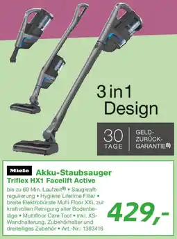 EP Miele Akku-Staubsauger Triflex HX1 Facelift Active Angebot