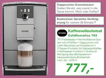 EP NIVONA Kaffeevollautomat CafeRomatica 793 Angebot