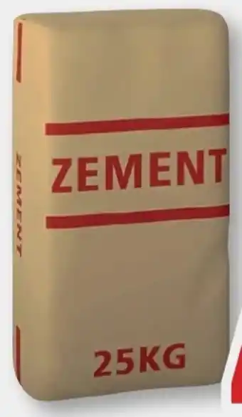 B1 Discount Baumarkt Zement Angebot