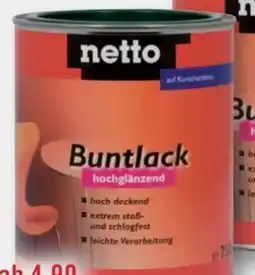 B1 Discount Baumarkt Netto Buntlack Angebot