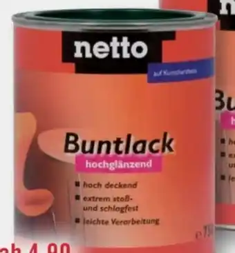B1 Discount Baumarkt Netto Buntlack Angebot
