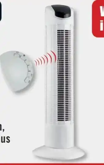 B1 Discount Baumarkt Turmventilator Angebot