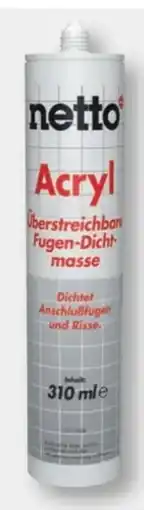 B1 Discount Baumarkt Netto Acryl Angebot