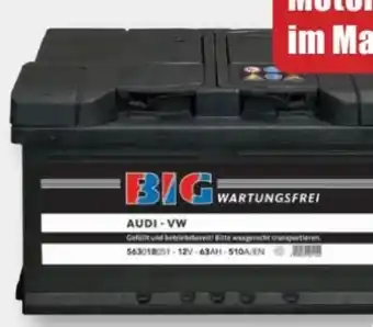 B1 Discount Baumarkt BIG Batterie Industrie Germany Auto-Batterie Angebot
