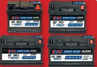 B1 Discount Baumarkt BIG Batterie Industrie Germany Start-Stopp-AGM-Batterien Angebot