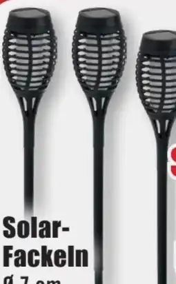 B1 Discount Baumarkt LED-Solarfackel Angebot