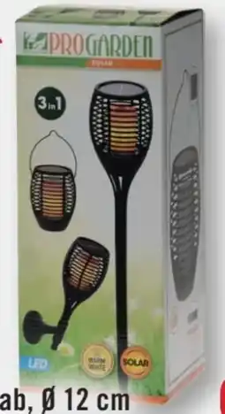 B1 Discount Baumarkt Pro Garden LED-Solarfackel Angebot