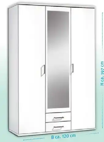 Trends Möbel Kleiderschrank Bella Angebot