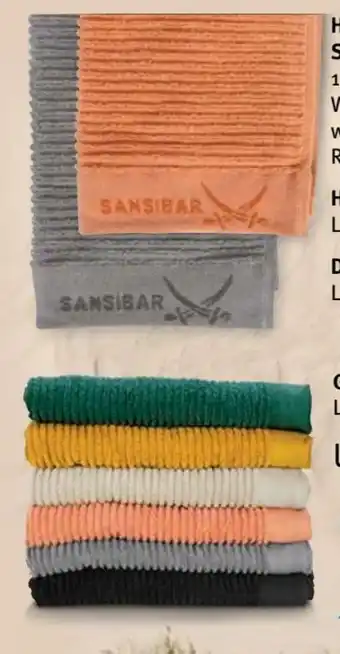 Trends Möbel Sansibar Handtuchserie Coast Angebot