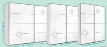 Trends Möbel Kleiderschrank-Programm Mattea Lack Angebot