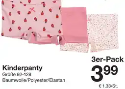 Zeeman Kinderpanty Angebot