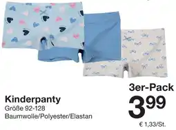 Zeeman Kinderpanty Angebot