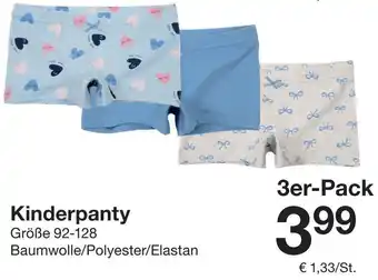 Zeeman Kinderpanty Angebot