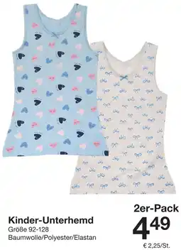 Zeeman Kinder-Unterhemd Angebot