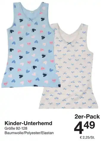 Zeeman Kinder-Unterhemd Angebot