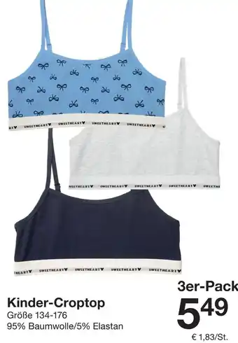 Zeeman Kinder-Croptop Angebot