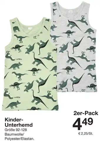 Zeeman Kinder Unterhemd Angebot