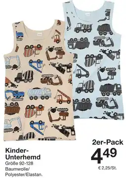 Zeeman Kinder Unterhemd Angebot