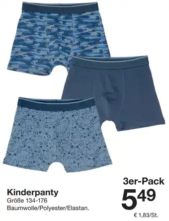 Zeeman Kinderpanty Angebot