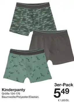 Zeeman Kinderpanty Angebot