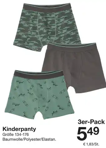 Zeeman Kinderpanty Angebot