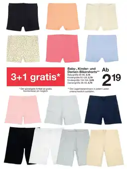 Zeeman Baby-, Kinder- und Damen-Bikershorts Angebot
