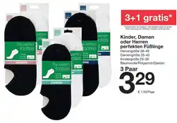 Zeeman Kinder, Damen oder Herren perfekten Füßlinge Angebot