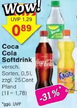 Jawoll Coca Cola Softdrink Angebot