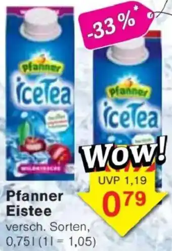 Jawoll Pfanner Eistee Angebot