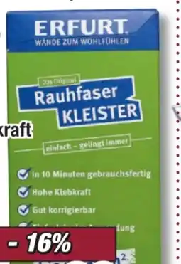 Poco Erfurt Kleister für Rauhfaser Angebot