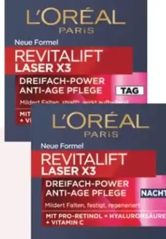 Rossmann L'Oréal Paris Revitalift Laser X3 Tagespflege Angebot