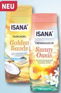 Rossmann Isana Duschgel Golden Sands Angebot
