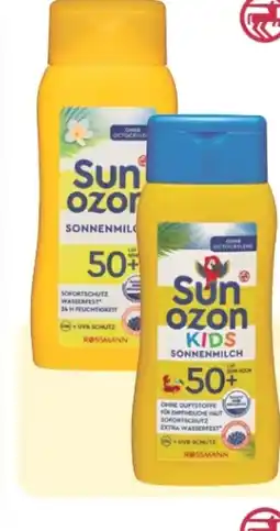 Rossmann Sunozon Sonnenmilch LSF 50+ Angebot