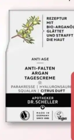 Rossmann Dr. Scheller Anti-Falten Argan Tagescreme Angebot