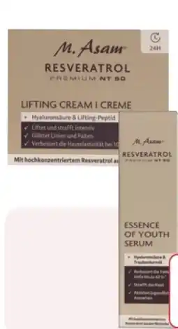 Rossmann M. Asam Resveratrol Premium Lifting Creme Angebot