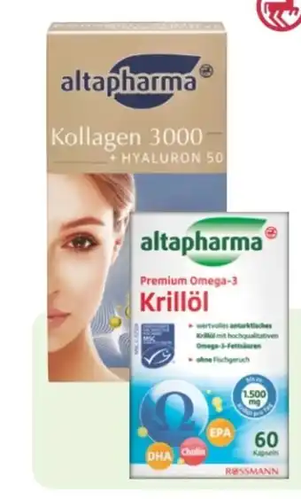 Rossmann Altapharma Kollagen 3.000 + Hyaluron 50 Angebot