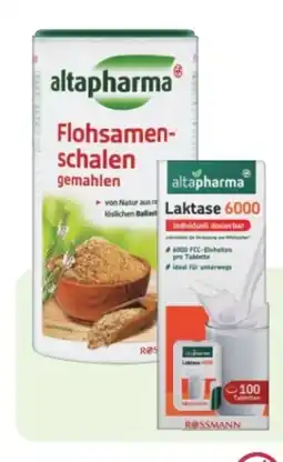 Rossmann Altapharma Flohsamen-schalen gemahlen Angebot