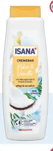Rossmann Isana Cremebad Angebot