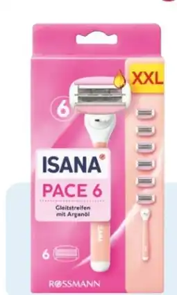 Rossmann Isana Pace 6 Lady Rasierer XXL Angebot
