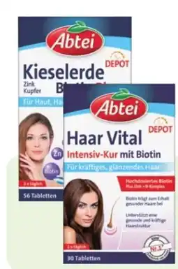 Rossmann Omega Pharma Abtei Kieselerde Biotin Plus Angebot