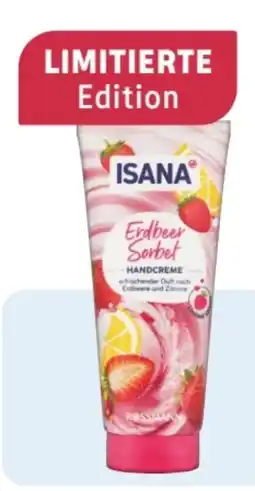 Rossmann Isana Handcreme Erdbeer Sorbet Angebot