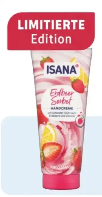 Rossmann Isana Handcreme Erdbeer Sorbet Angebot