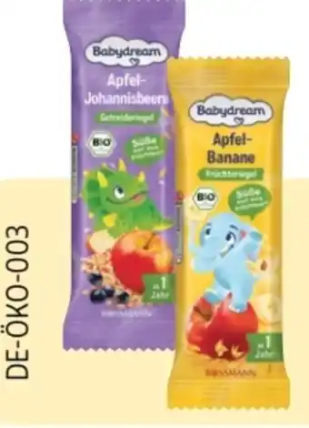 Rossmann Babydream Bio Früchteriegel Angebot
