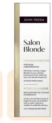 Rossmann John Frieda Salon Blonde Toner Angebot