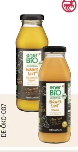 Rossmann enerBiO Immun Shot Kurkuma & Ingwer Angebot