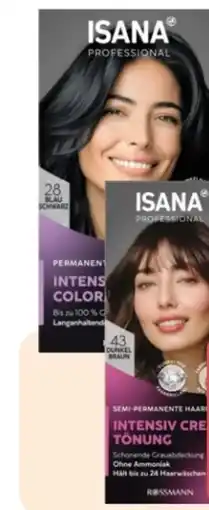 Rossmann Isana Professional Intensiv Creme Coloration Angebot